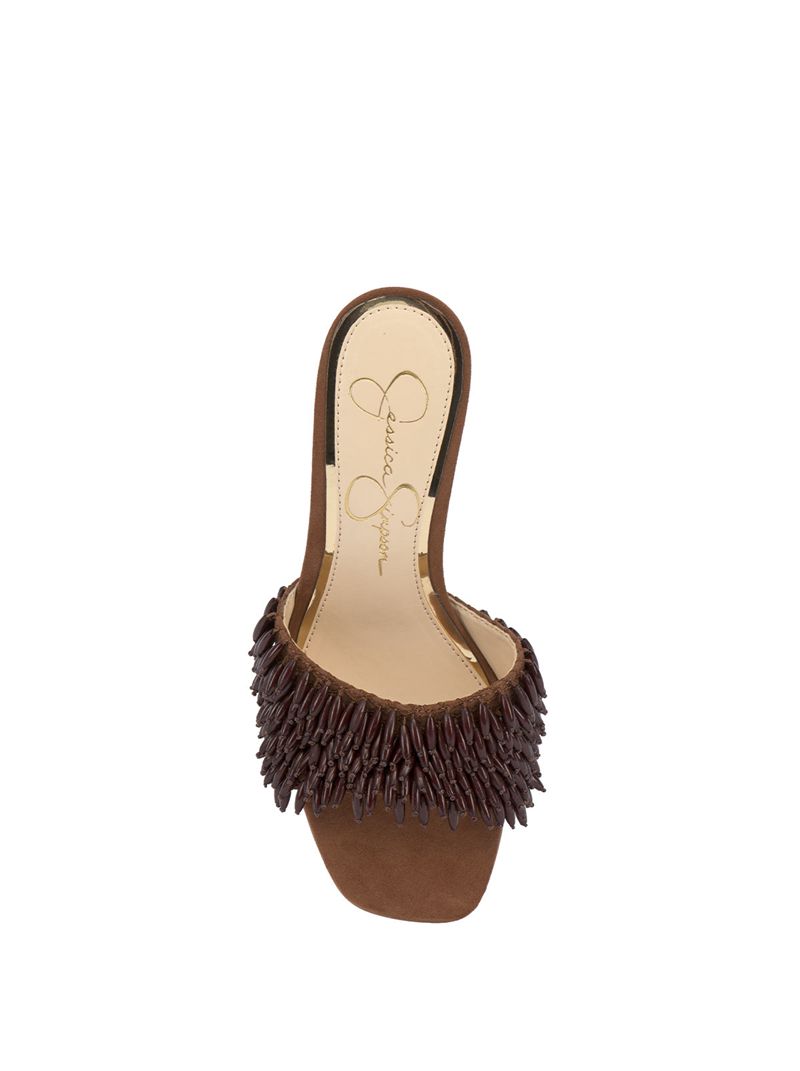 Sandalias Jessica Simpson Olya Feminino Marrom | 73950CTML