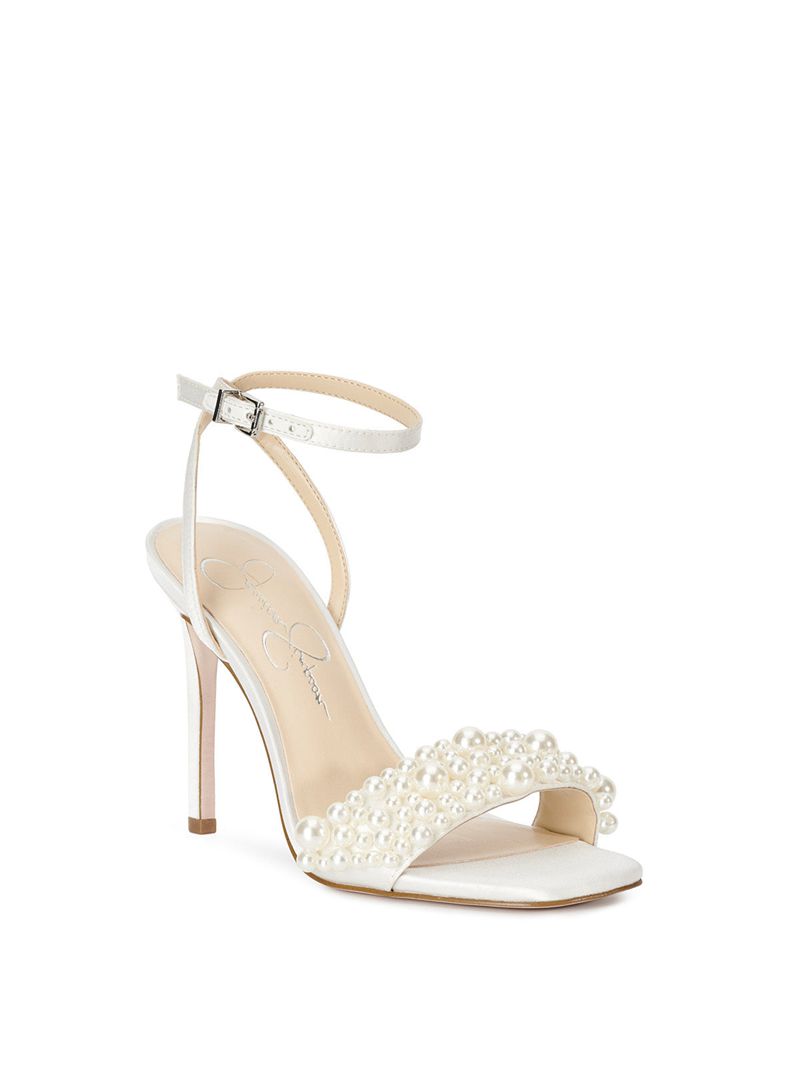 Sandalias Jessica Simpson Omilira Feminino Branco | 73904TBYP