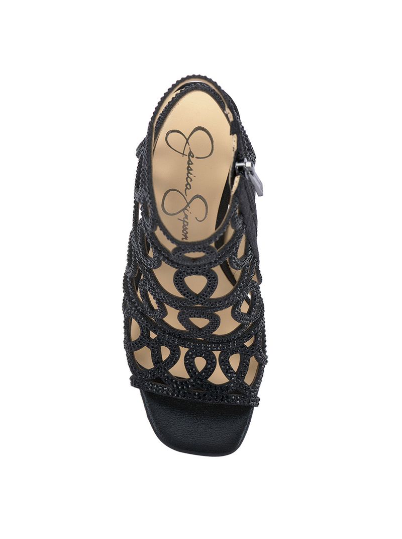 Sandalias Jessica Simpson Opalite Feminino Pretas | 72345AHUE