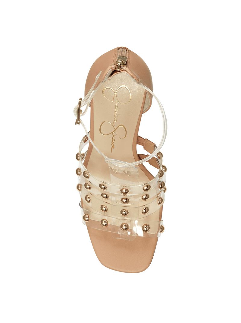 Sandalias Jessica Simpson Opr Feminino Transparent | 95067HLOI