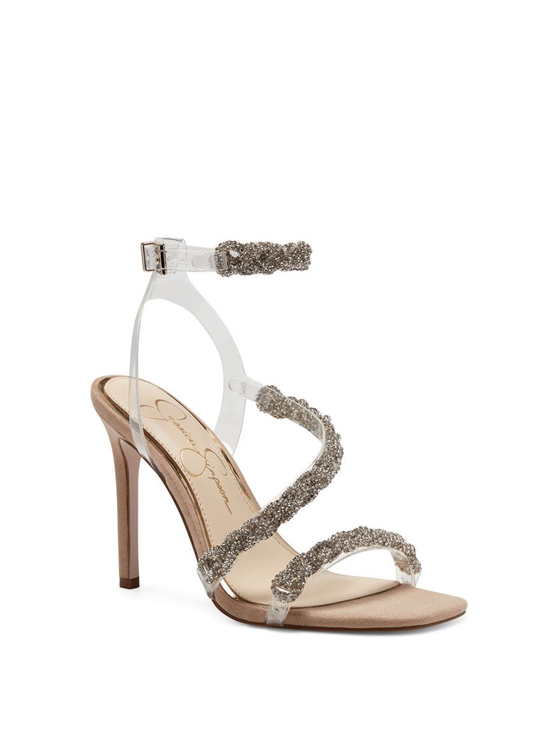 Sandalias Jessica Simpson Oriema Feminino Transparent | 24753BNJR