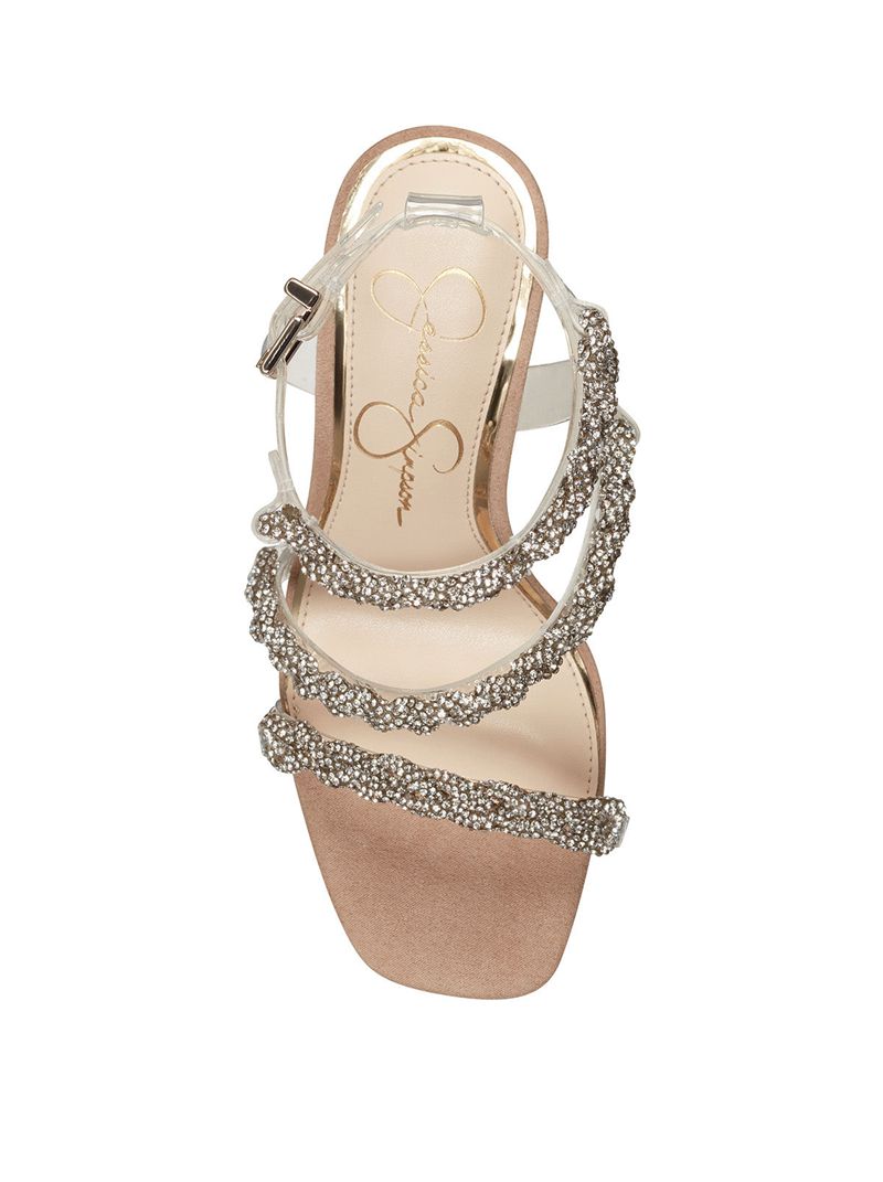 Sandalias Jessica Simpson Oriema Feminino Transparent | 24753BNJR