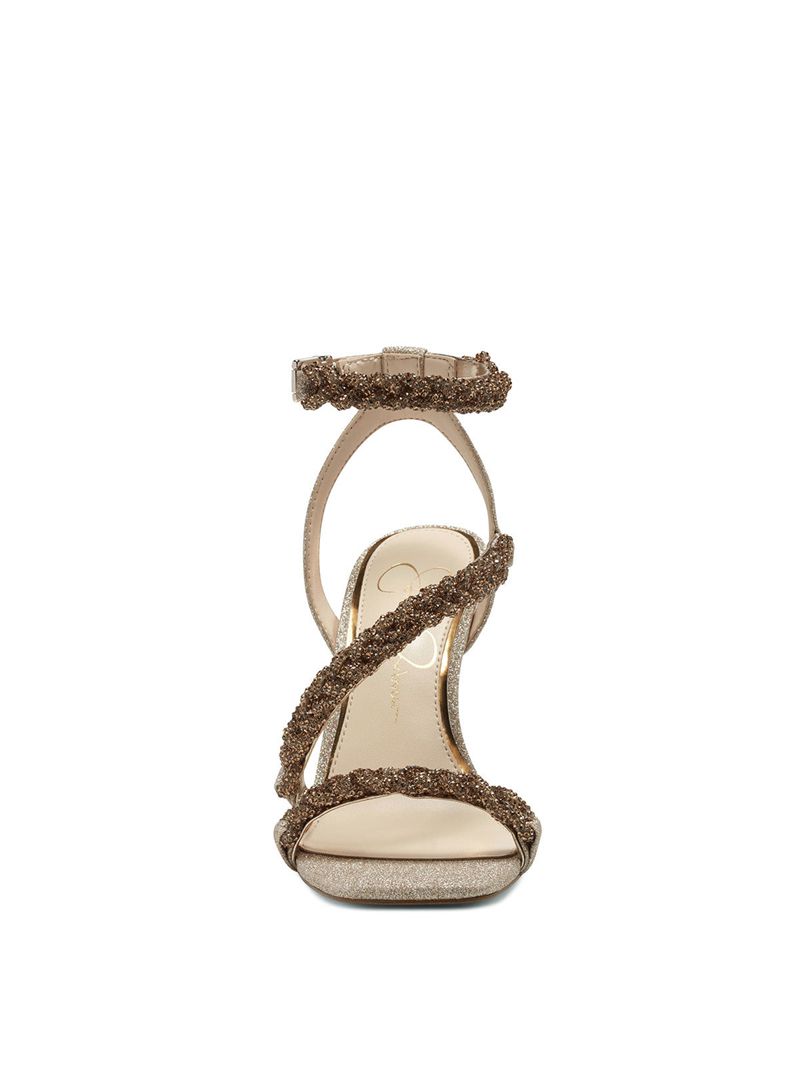 Sandalias Jessica Simpson Oriema Feminino Prateadas | 59307QRKT