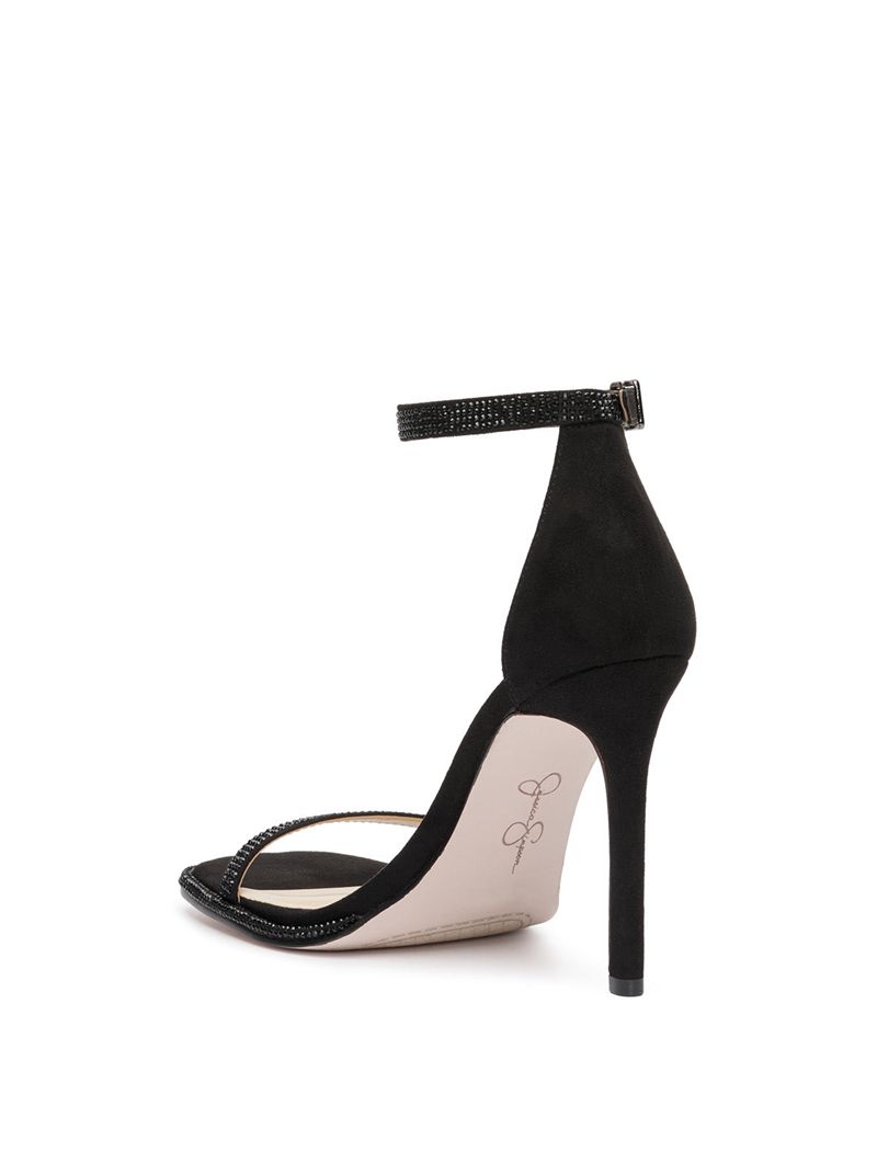 Sandalias Jessica Simpson Ostey Feminino Pretas | 26839WNCQ