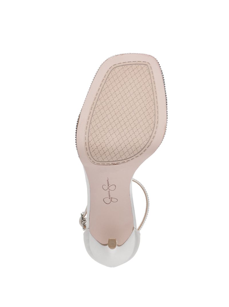 Sandalias Jessica Simpson Ostey Feminino Branco | 63897OWNR