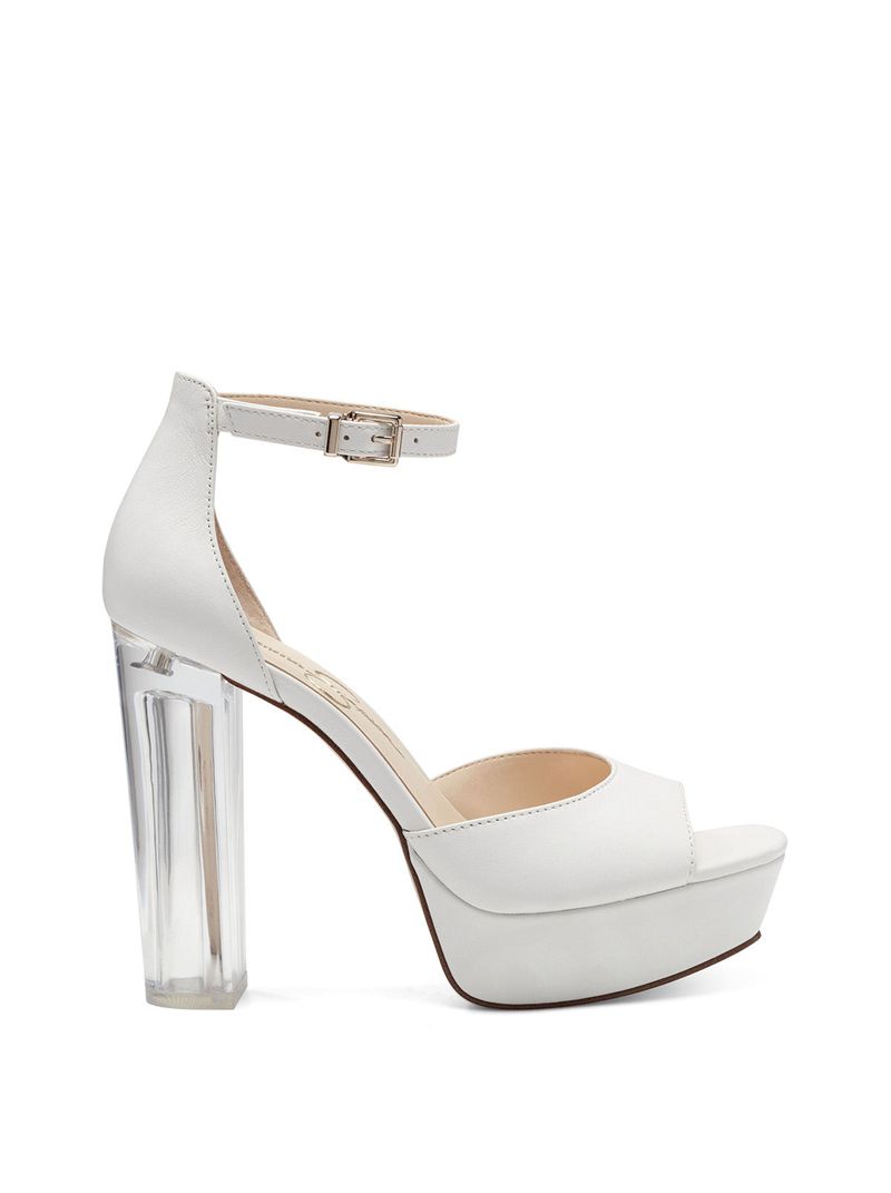 Sandalias Jessica Simpson Pisila Feminino Branco | 13740KFNM