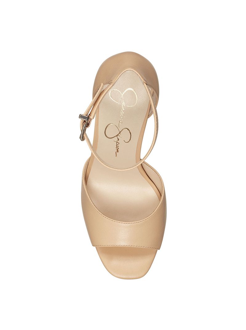 Sandalias Jessica Simpson Pisila Feminino Luz Amarelas | 54687YGEF