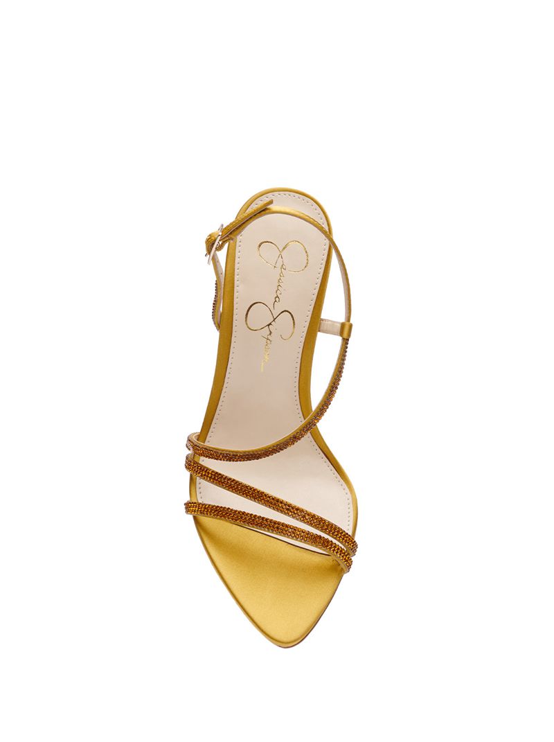 Sandalias Jessica Simpson Py Feminino Douradas | 02837QBPN