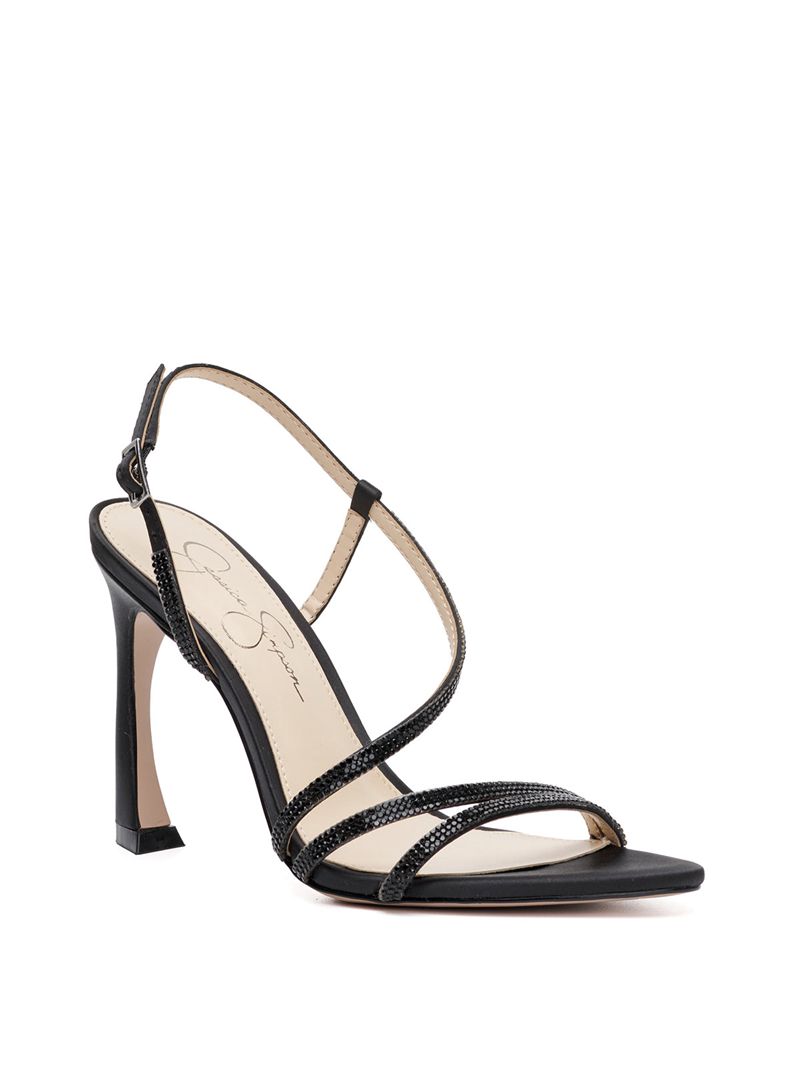 Sandalias Jessica Simpson Py Feminino Pretas | 12876DBNO