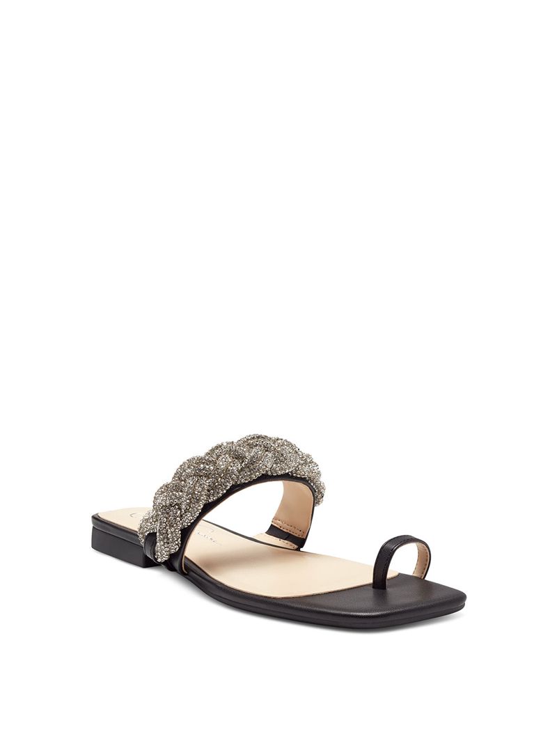 Sandalias Jessica Simpson Row Feminino Pretas | 73281GMYS