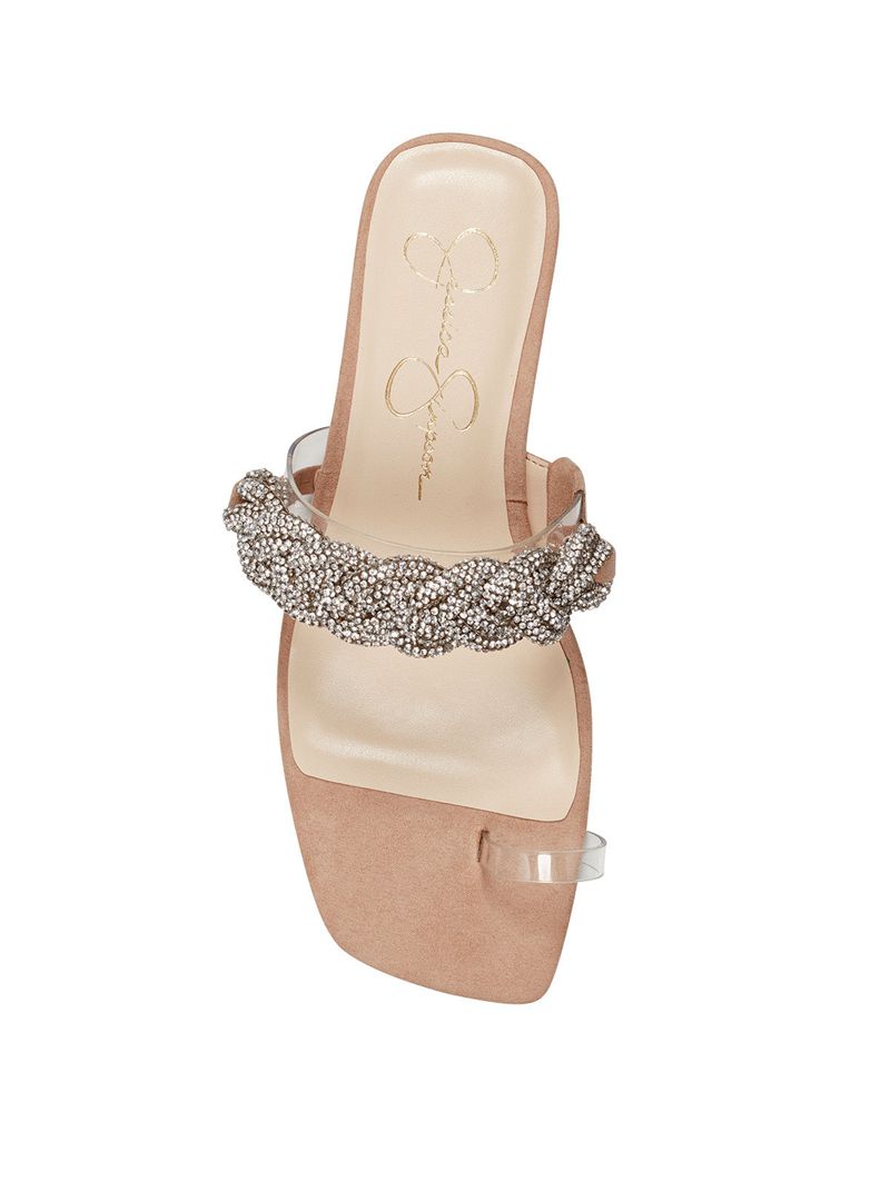 Sandalias Jessica Simpson Row Feminino Transparent | 35702WZSB