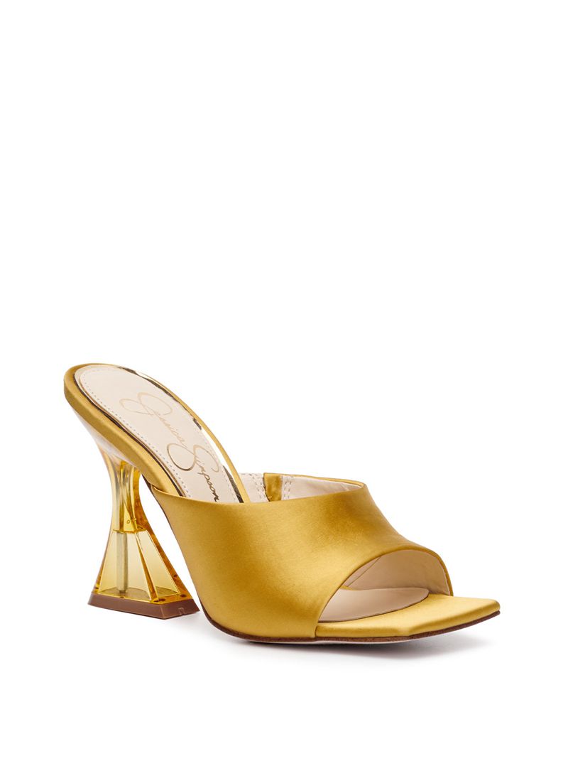 Sandalias Jessica Simpson Sanaa Feminino Douradas | 32894OVTM