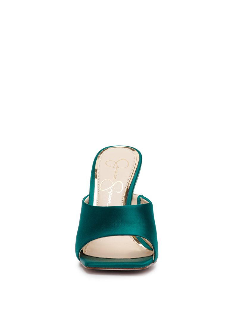 Sandalias Jessica Simpson Sanaa Feminino Verdes | 39524QBSH