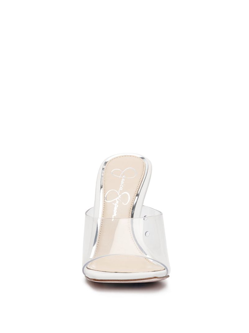 Sandalias Jessica Simpson Sanaa Feminino Transparent | 50481MRQA