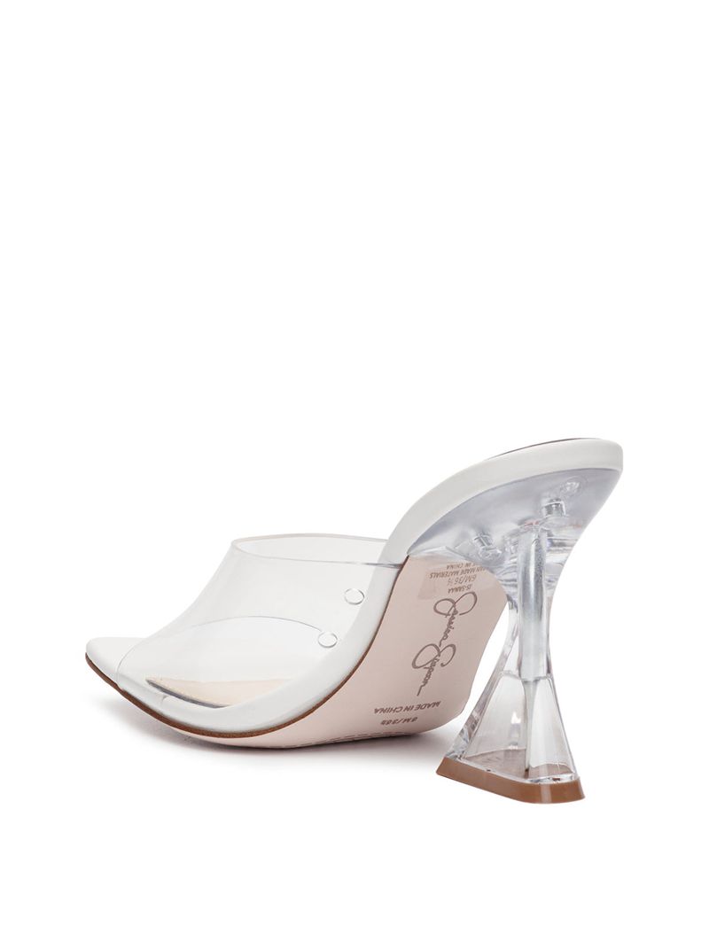 Sandalias Jessica Simpson Sanaa Feminino Transparent | 50481MRQA