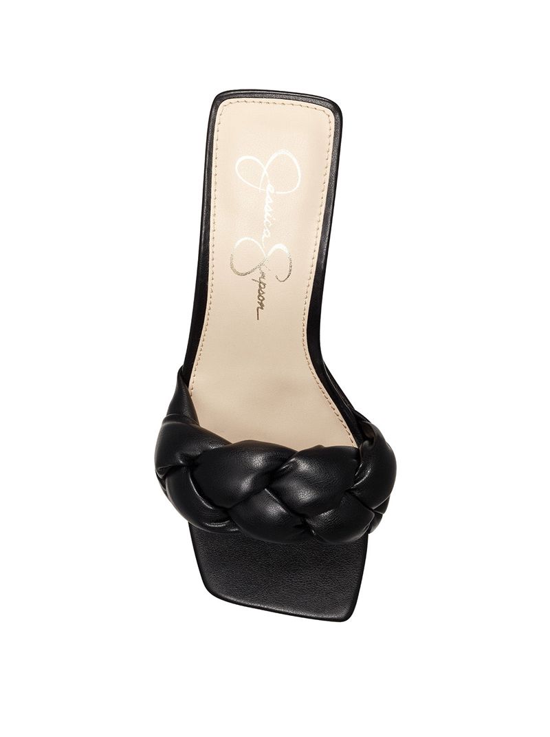 Sandalias Jessica Simpson Sassia Feminino Pretas | 98432DYVK