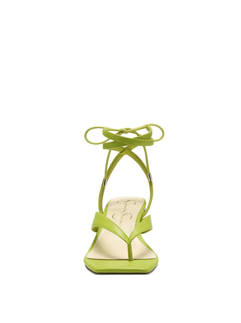 Sandalias Jessica Simpson Sitelli Medio Heel Feminino Verdes | 79846MZHB