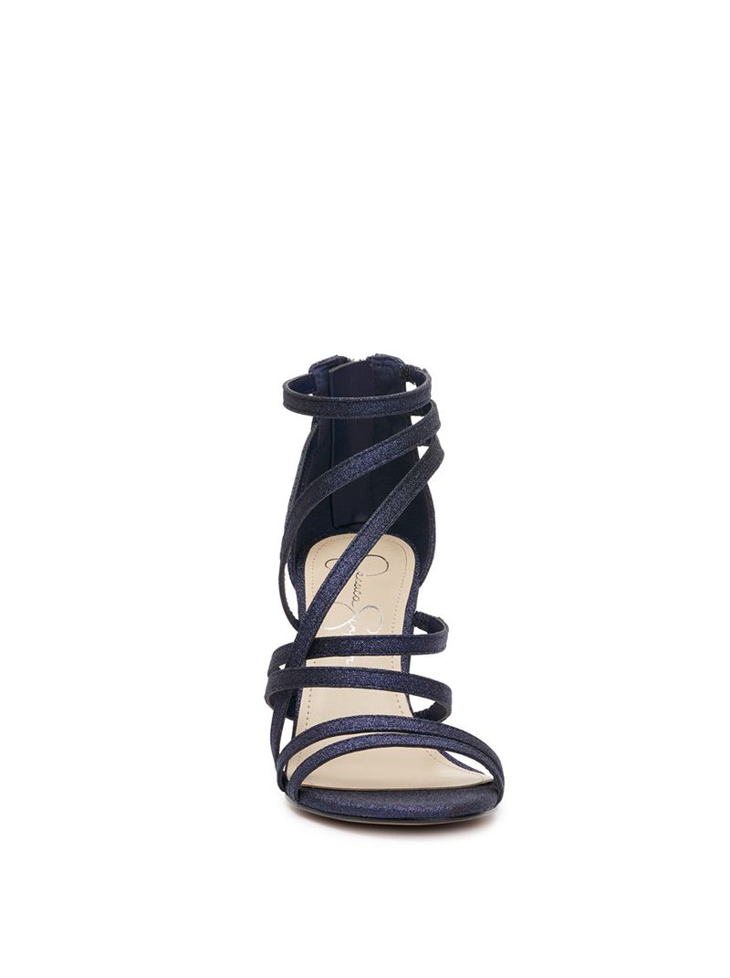 Sandalias Jessica Simpson Stassey Feminino Azul Marinho | 09524GSBT