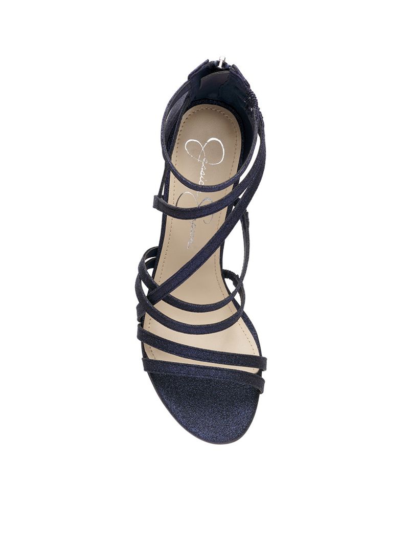 Sandalias Jessica Simpson Stassey Feminino Azul Marinho | 09524GSBT