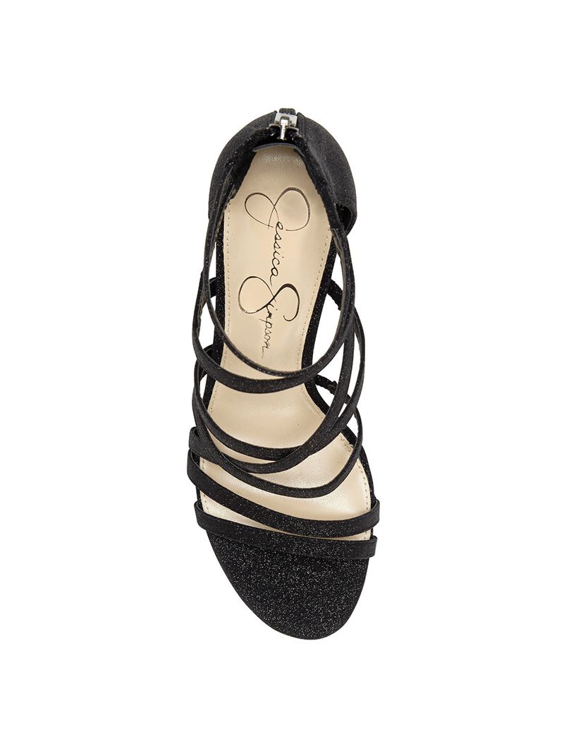 Sandalias Jessica Simpson Stassey Feminino Pretas | 38409EZBO