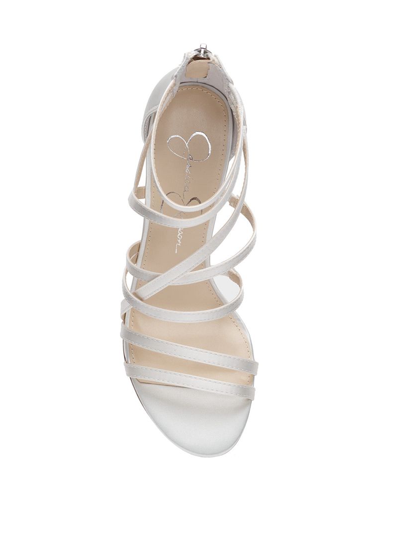 Sandalias Jessica Simpson Stassey Feminino Branco | 38679NOGX