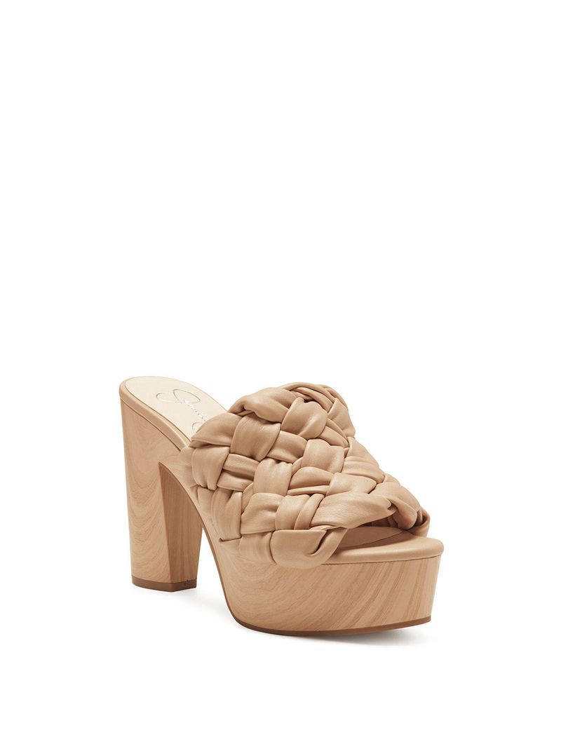 Sandalias Jessica Simpson Supira Feminino Bege | 59712GVND