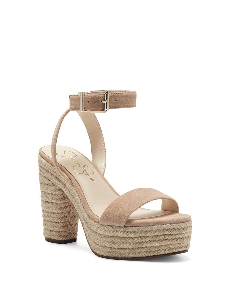 Sandalias Jessica Simpson Symia Feminino Bege | 02816XZTF