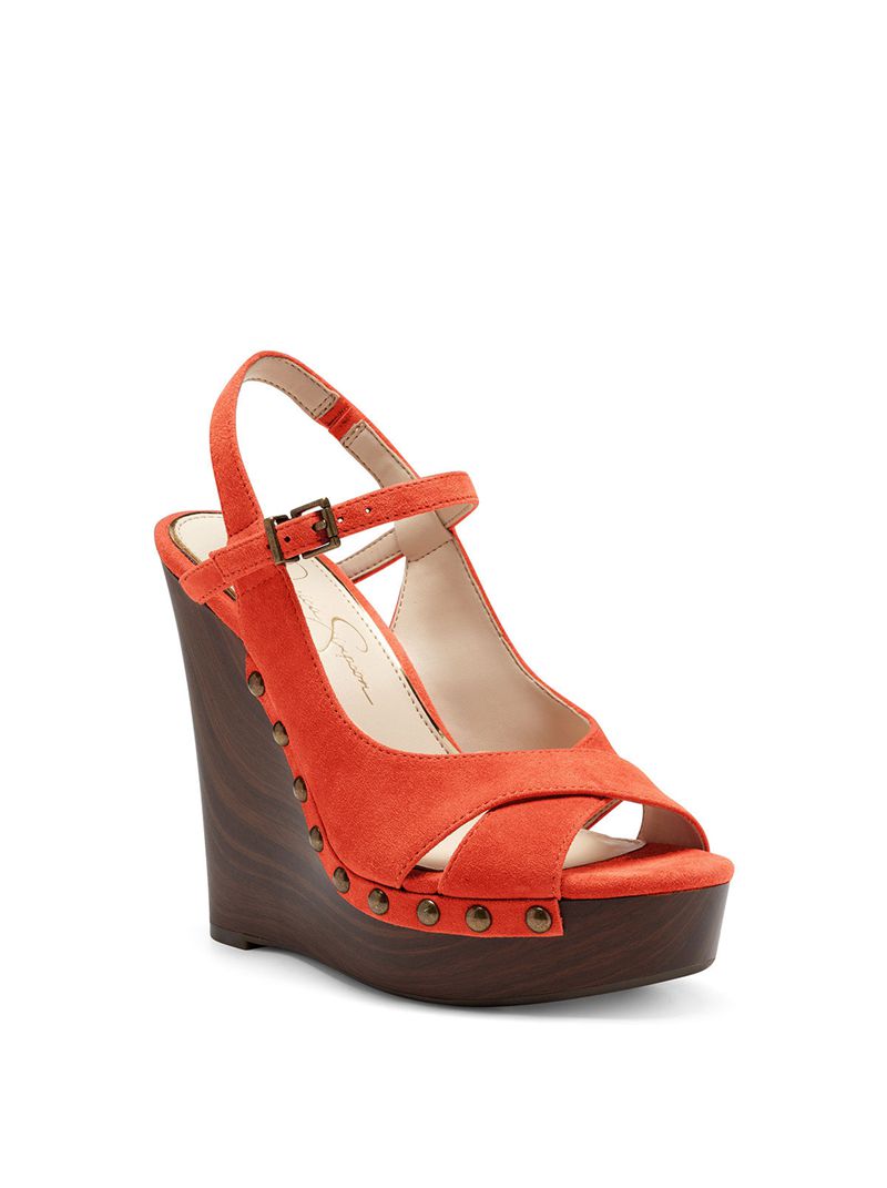 Sandalias Jessica Simpson Tausen Feminino Laranja | 19207DWUM