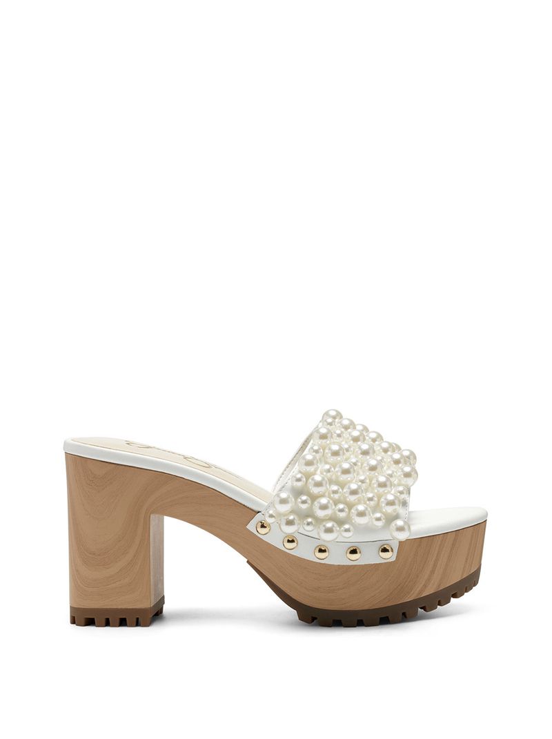 Sandalias Jessica Simpson Tel Feminino Branco | 87356XHEB