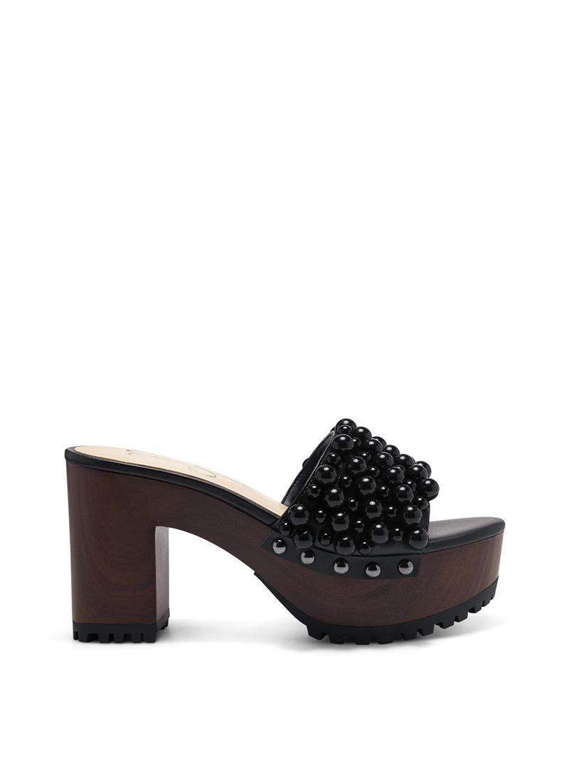 Sandalias Jessica Simpson Tel Feminino Pretas | 75324QLAS