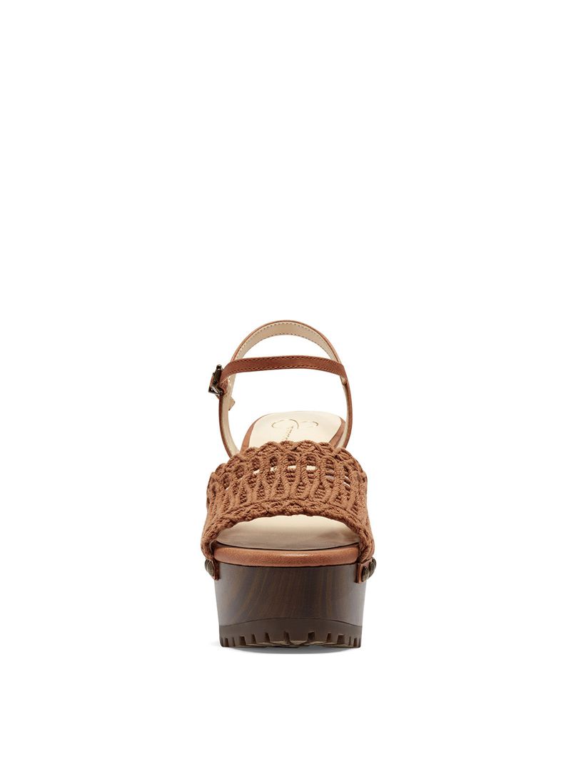 Sandalias Jessica Simpson Timia Feminino Bege | 41265YPUN