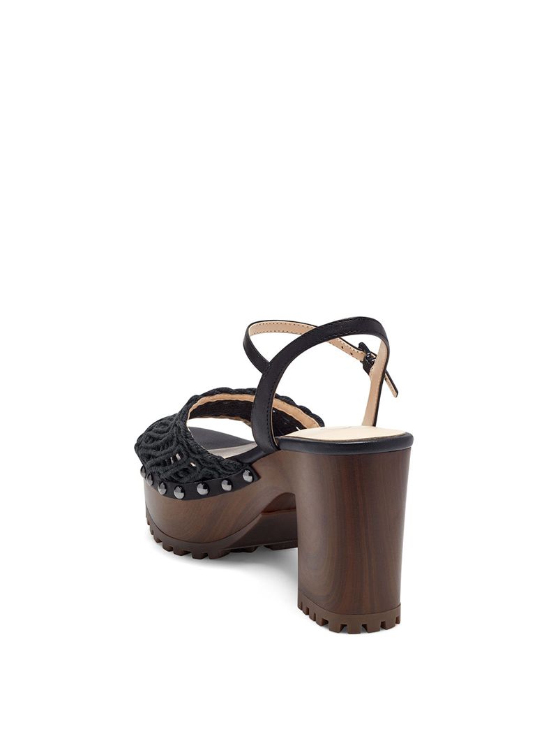 Sandalias Jessica Simpson Timia Feminino Pretas | 64239URMJ