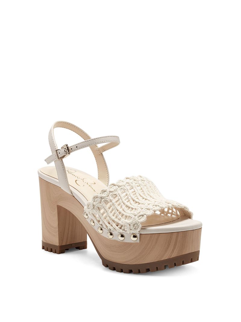 Sandalias Jessica Simpson Timia Feminino Branco | 81074GWSL