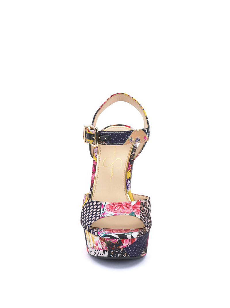 Sandalias Jessica Simpson Tonnia Feminino Multicoloridas | 20619EJIV