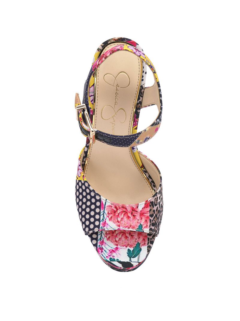 Sandalias Jessica Simpson Tonnia Feminino Multicoloridas | 20619EJIV