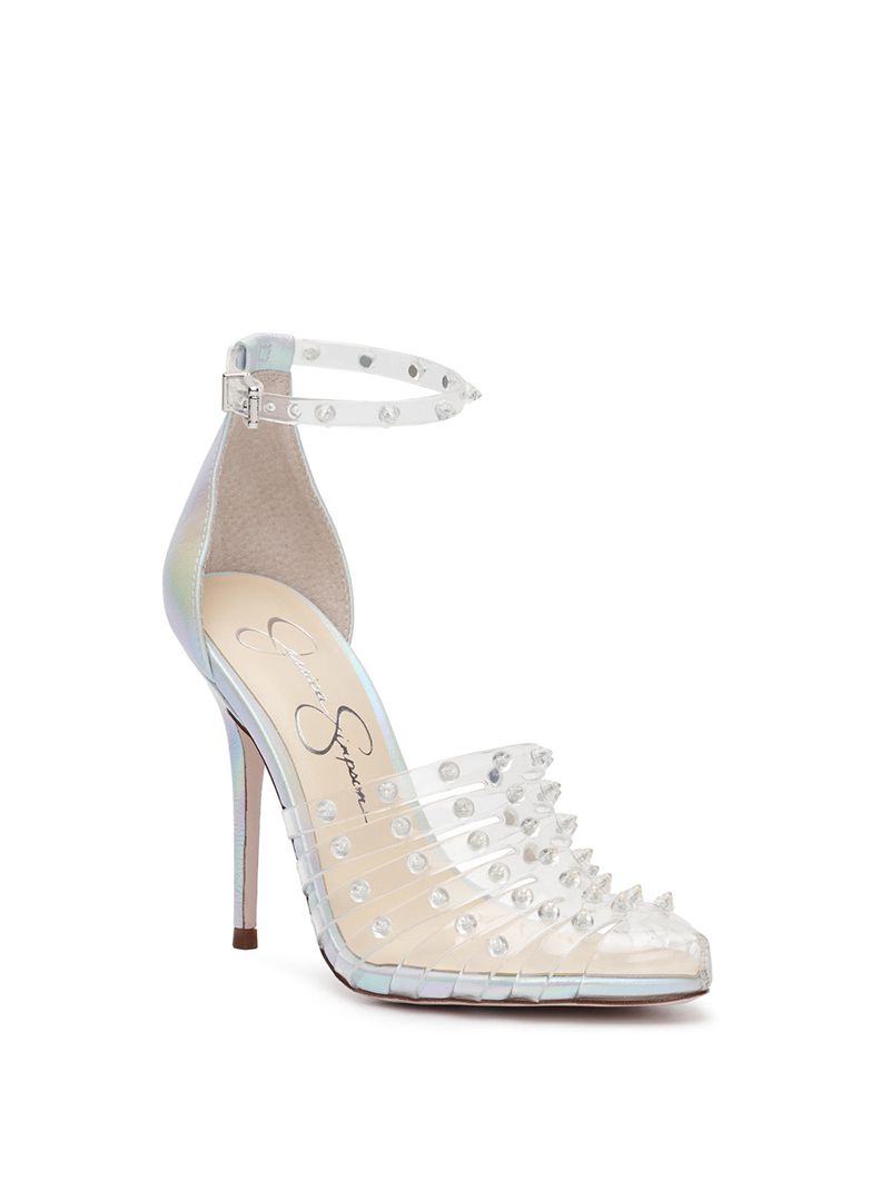 Sandalias Jessica Simpson Westah Feminino Branco | 03247EDQU