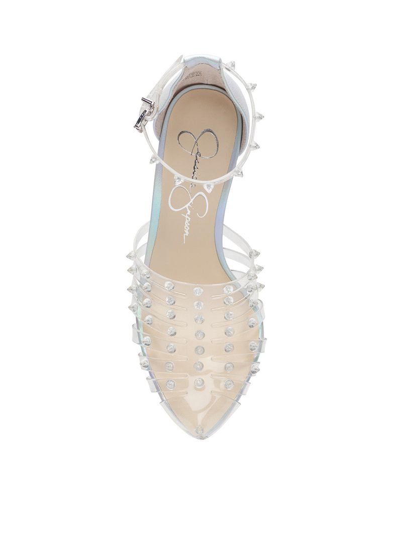 Sandalias Jessica Simpson Westah Feminino Branco | 03247EDQU