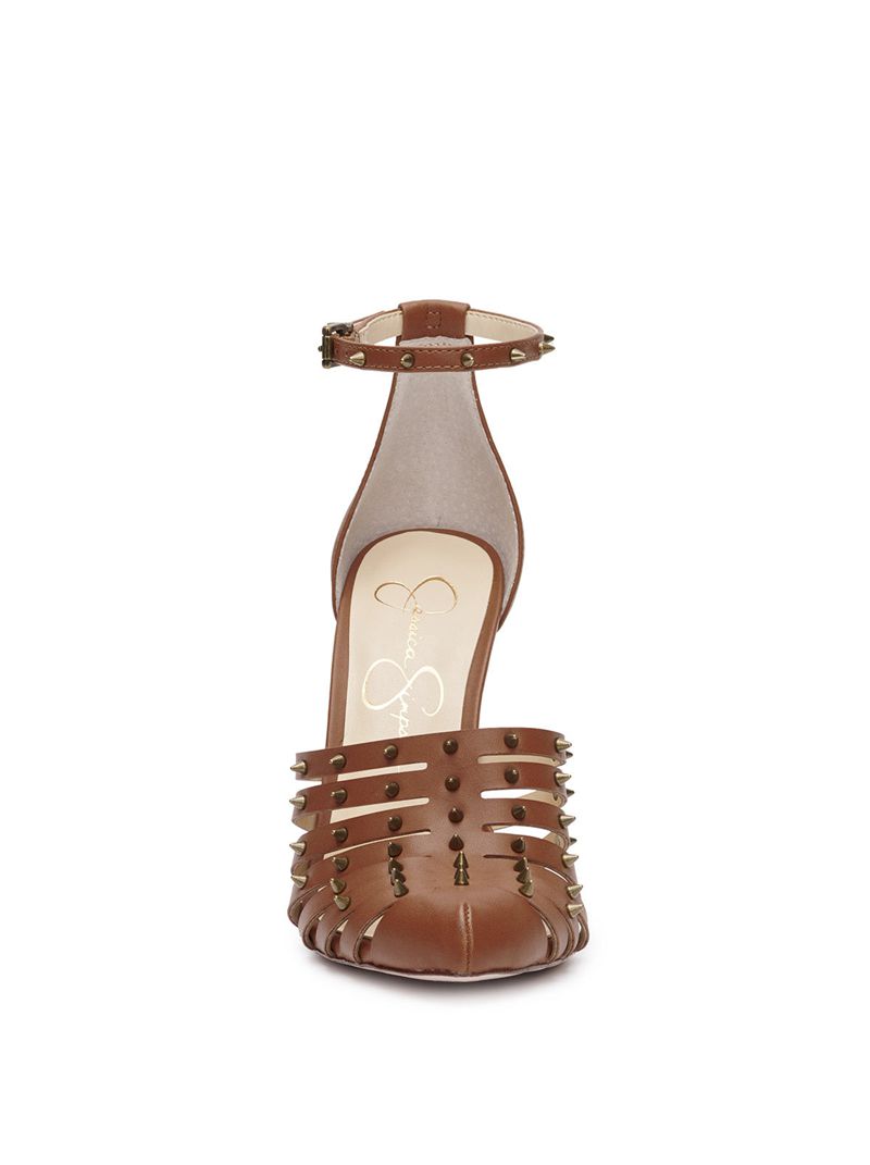 Sandalias Jessica Simpson Westah Feminino Marrom | 29473HAPS