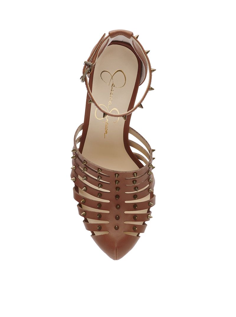 Sandalias Jessica Simpson Westah Feminino Marrom | 29473HAPS