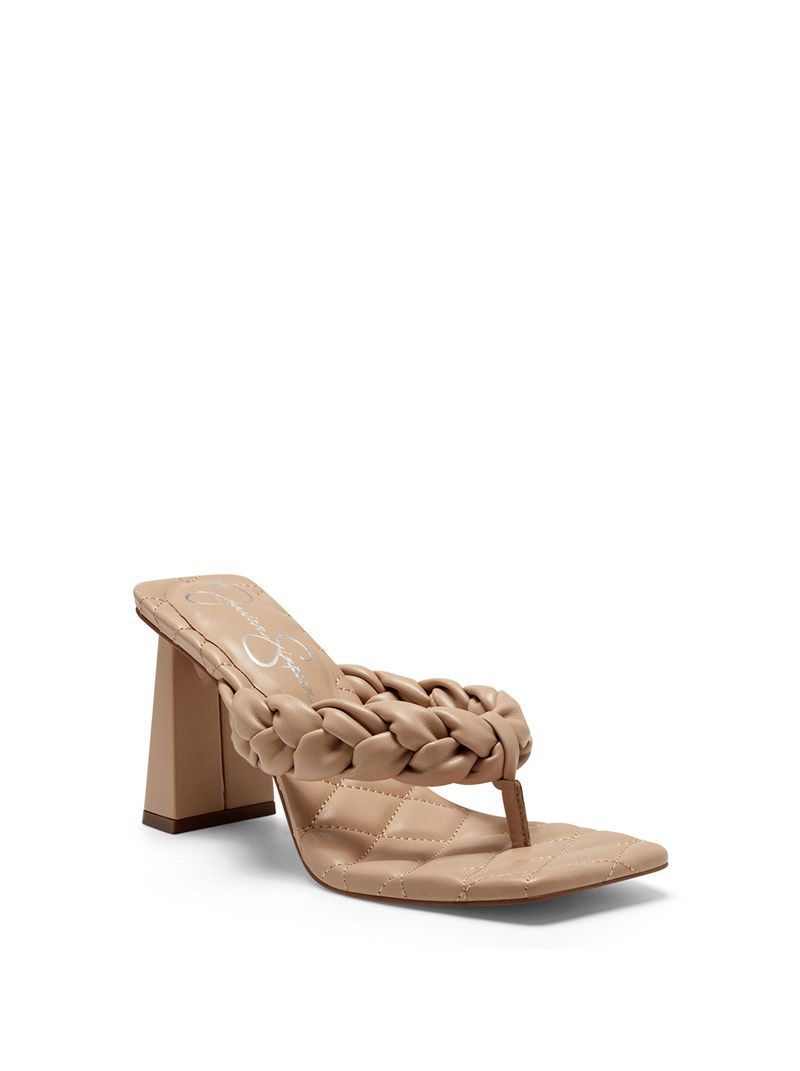 Sandalias Jessica Simpson Zaliye Thong Feminino Bege | 81420TBOX