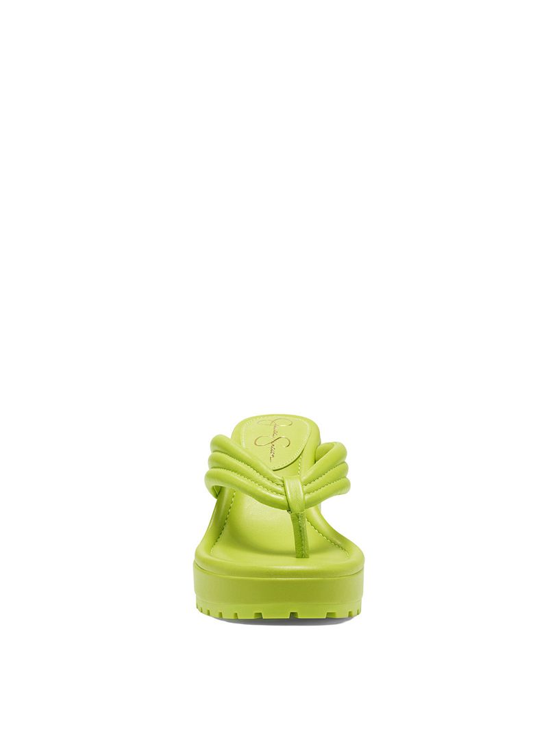 Sapatos Cunha Jessica Simpson Kemnie Feminino Verdes | 78542IAHB