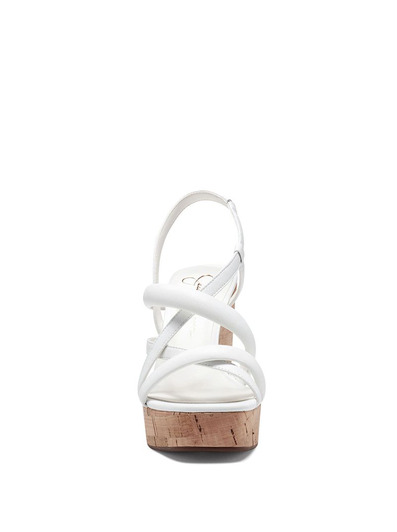 Sapatos Cunha Jessica Simpson Sim Feminino Branco | 82710KDBF