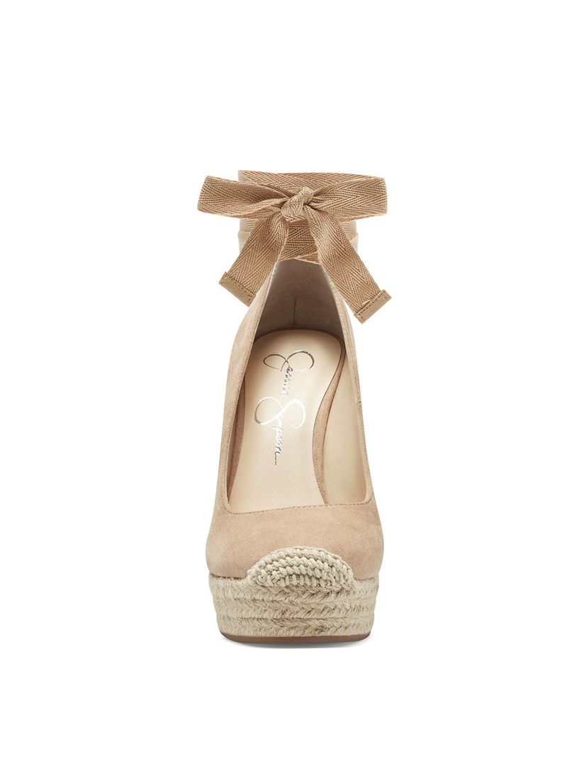 Sapatos Cunha Jessica Simpson Zexie Feminino Bege | 90658SYZQ