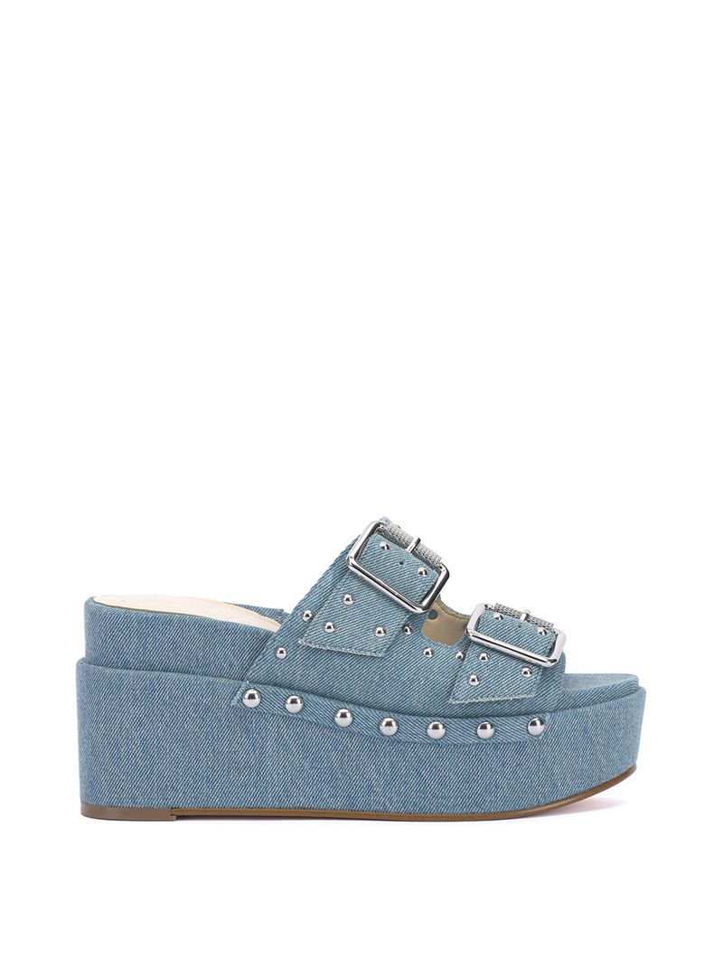 Sapatos Plataforma Jessica Simpson Cyriss Feminino Azul Claro Azuis | 04283GLWH