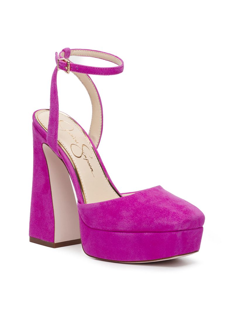 Sapatos Plataforma Jessica Simpson Deirae Feminino Roxo | 87159EMPF