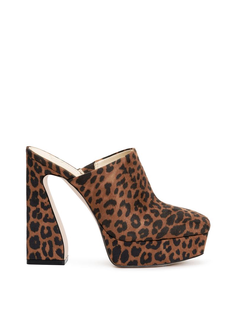 Sapatos Plataforma Jessica Simpson Denima Feminino Bege Leopardo | 54290UQBV