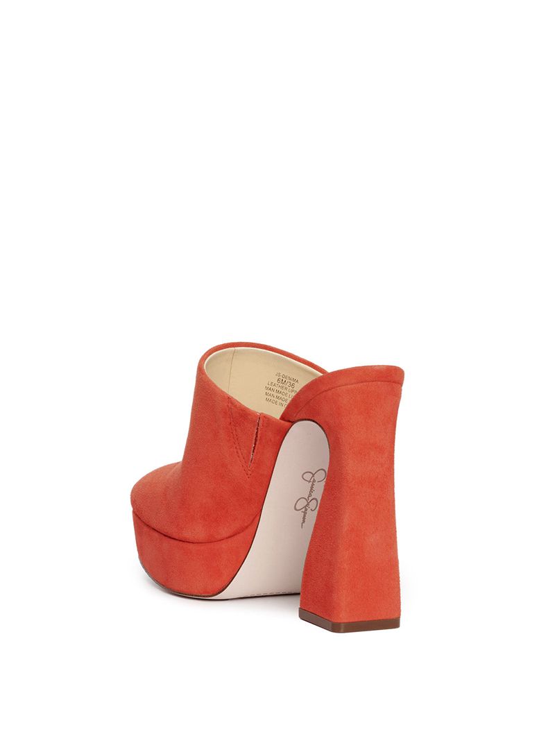 Sapatos Plataforma Jessica Simpson Denima Feminino Laranja | 62713FJRK