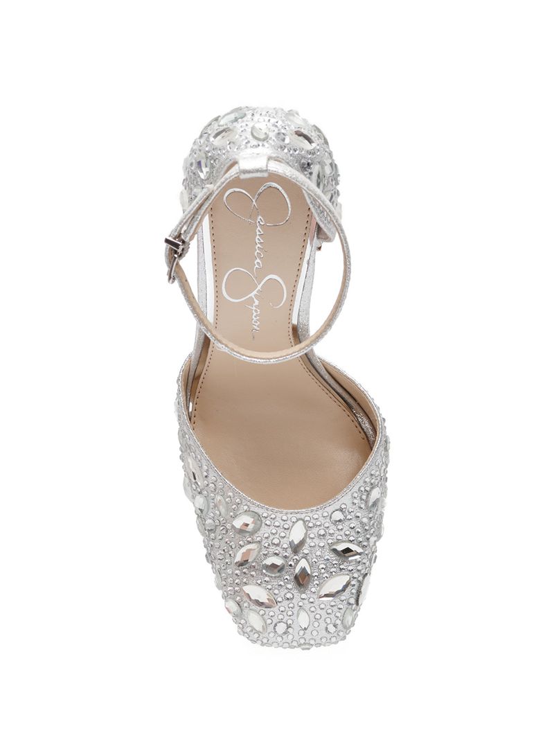 Sapatos Plataforma Jessica Simpson Dreama Feminino Branco | 69401RGEQ