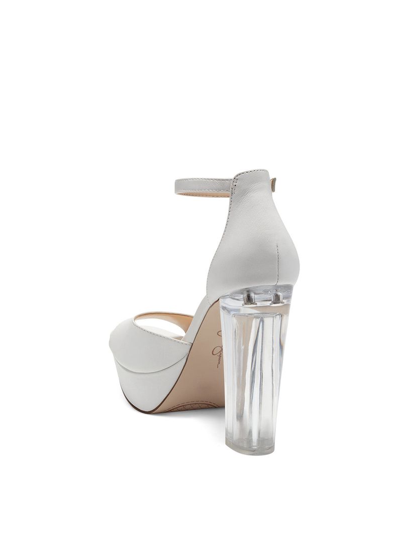 Sapatos Plataforma Jessica Simpson Pisila Feminino Branco | 67295KIGF