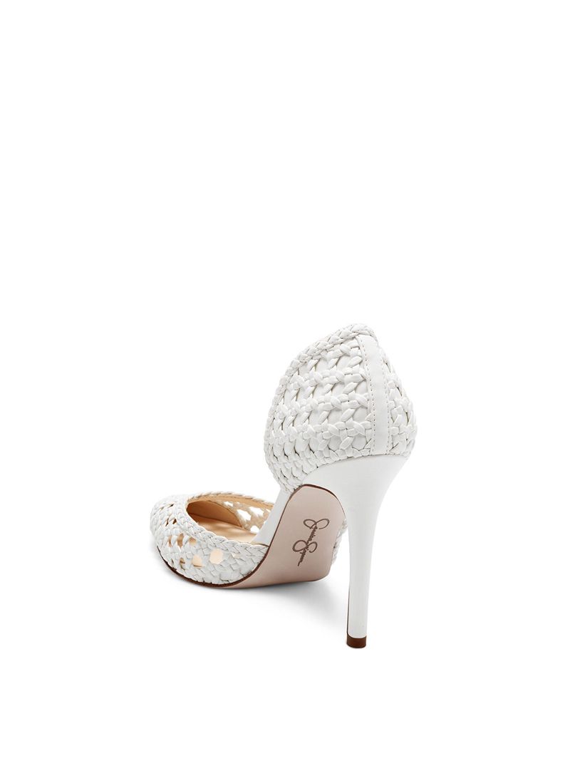 Scarpins Jessica Simpson Paimee D'Orsay Feminino Branco | 46102HOLU